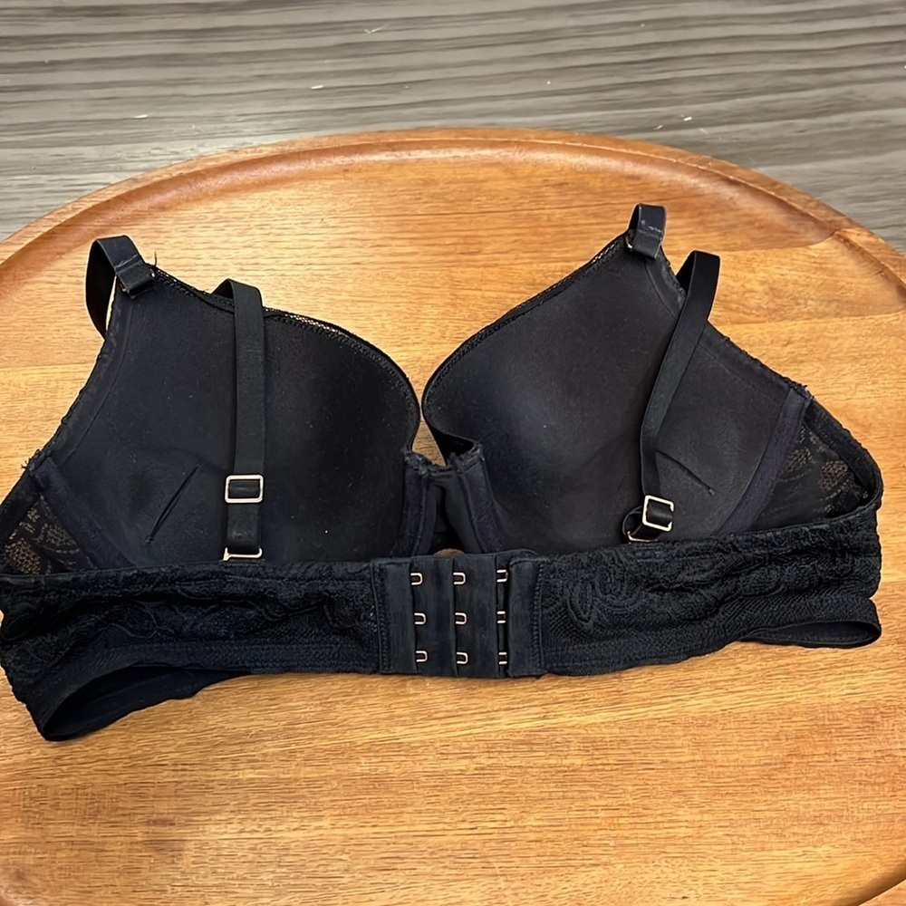 AERI BLACK LACE PUSH UP BRA 36C - Picture 4 of 16